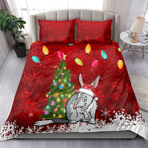 australia-christmas-bedding-set-aussie-bilby-santa-merry-xmas