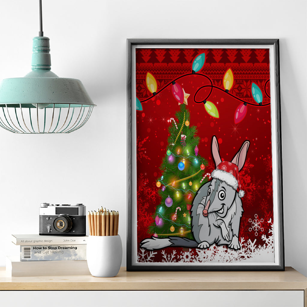 australia-christmas-canvas-wall-art-aussie-bilby-santa-merry-xmas