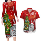 australia-christmas-couples-matching-long-sleeve-bodycon-dress-and-hawaiian-shirt-aussie-bilby-santa-merry-xmas