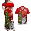 australia-christmas-couples-matching-off-shoulder-maxi-dress-and-hawaiian-shirt-aussie-bilby-santa-merry-xmas