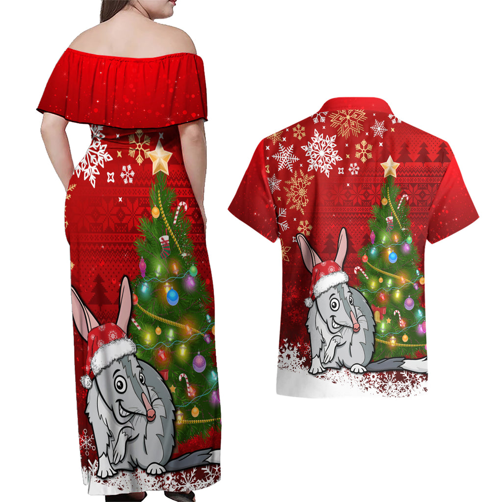 australia-christmas-couples-matching-off-shoulder-maxi-dress-and-hawaiian-shirt-aussie-bilby-santa-merry-xmas