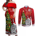 australia-christmas-couples-matching-off-shoulder-maxi-dress-and-long-sleeve-button-shirt-aussie-bilby-santa-merry-xmas