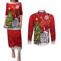 australia-christmas-couples-matching-puletasi-dress-and-long-sleeve-button-shirt-aussie-bilby-santa-merry-xmas