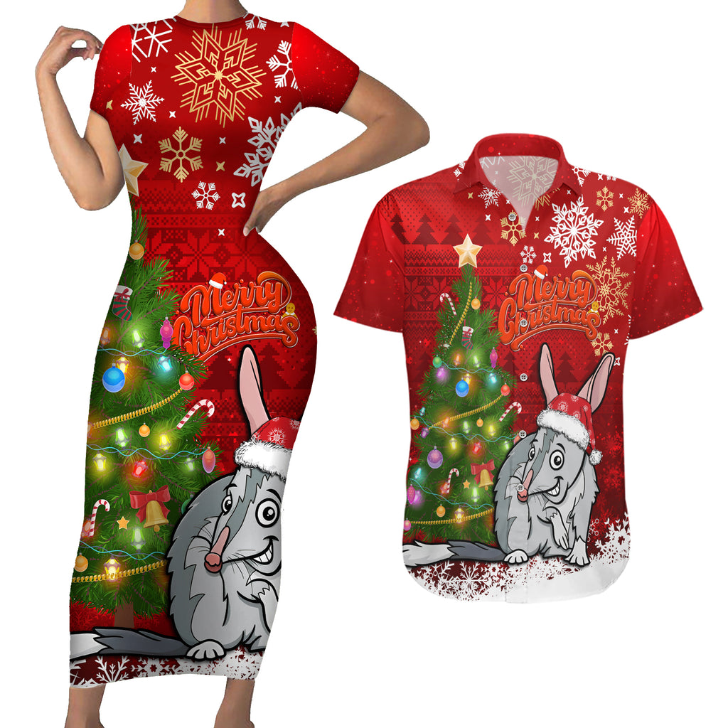 australia-christmas-couples-matching-short-sleeve-bodycon-dress-and-hawaiian-shirt-aussie-bilby-santa-merry-xmas