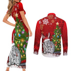 australia-christmas-couples-matching-short-sleeve-bodycon-dress-and-long-sleeve-button-shirt-aussie-bilby-santa-merry-xmas