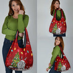 Australia Christmas Grocery Bag Aussie Bilby Santa Merry Xmas
