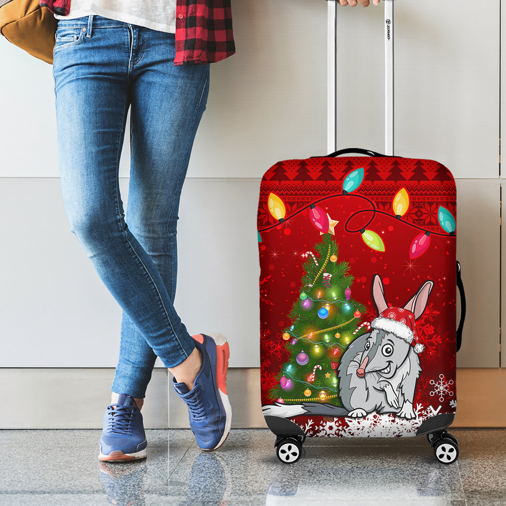 australia-christmas-luggage-cover-aussie-bilby-santa-merry-xmas
