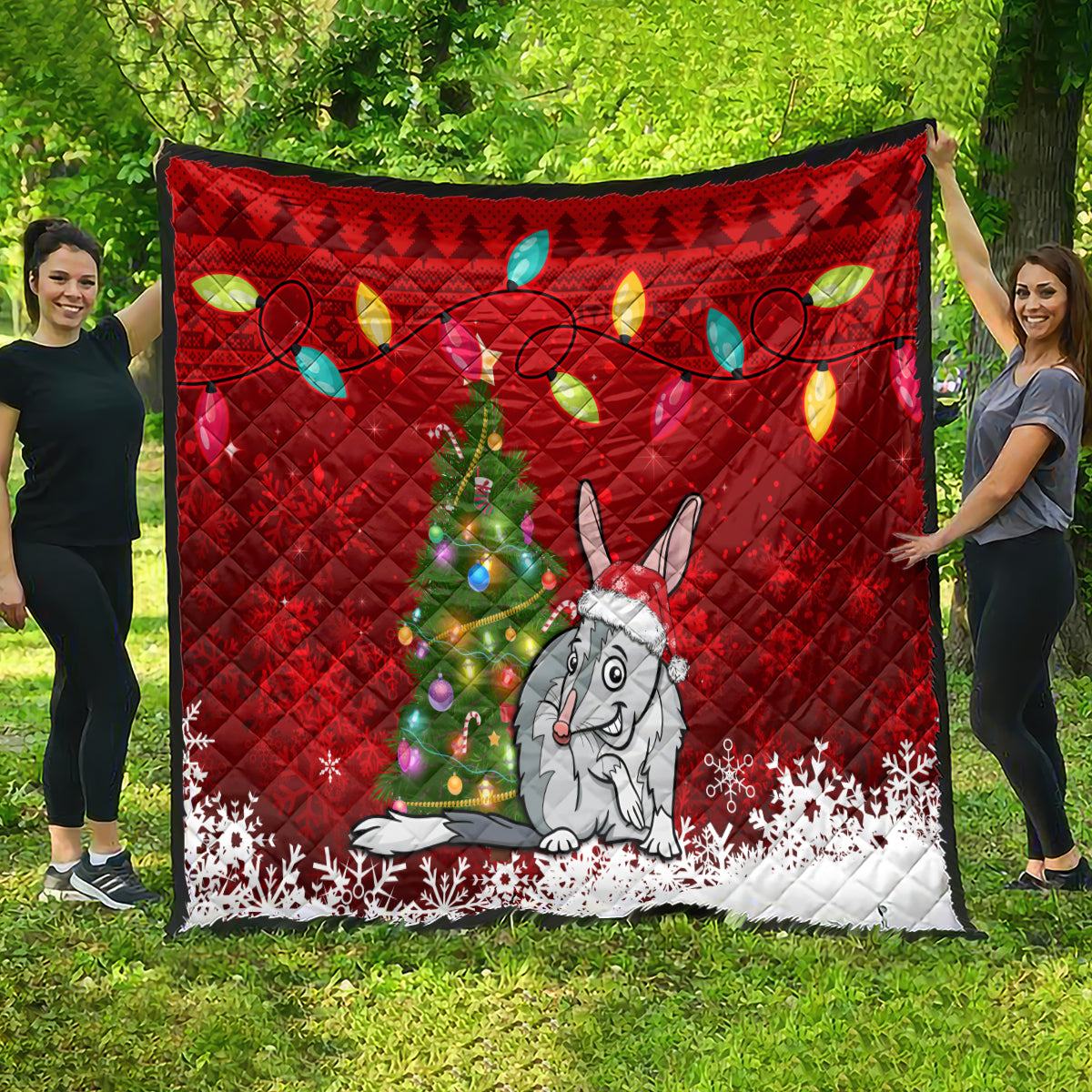 australia-christmas-quilt-aussie-bilby-santa-merry-xmas