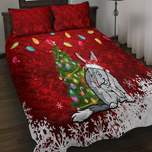 australia-christmas-quilt-bed-set-aussie-bilby-santa-merry-xmas