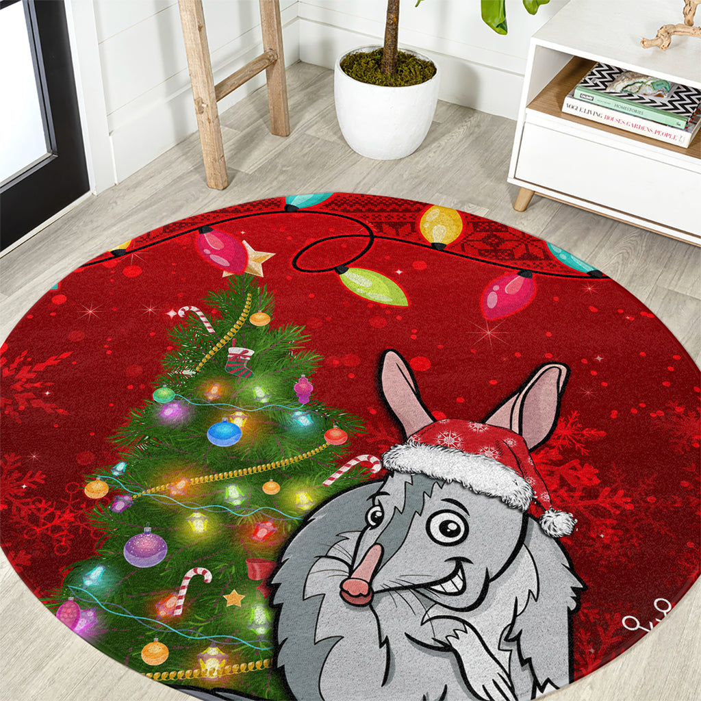 australia-christmas-round-carpet-aussie-bilby-santa-merry-xmas