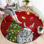 australia-christmas-round-carpet-aussie-bilby-santa-merry-xmas