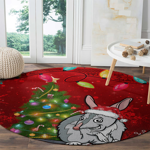 australia-christmas-round-carpet-aussie-bilby-santa-merry-xmas