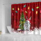 australia-christmas-shower-curtain-aussie-bilby-santa-merry-xmas