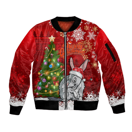 australia-christmas-sleeve-zip-bomber-jacket-aussie-bilby-santa-merry-xmas