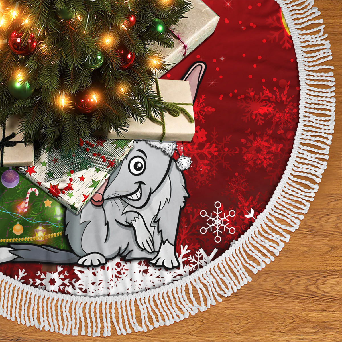 australia-christmas-tree-skirt-aussie-bilby-santa-merry-xmas