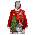 australia-christmas-wearable-blanket-hoodie-aussie-bilby-santa-merry-xmas