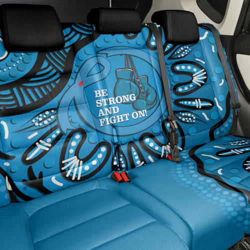Australia Diabetes Awareness Month Back Car Seat Cover Be Strong And Fight On Aboriginal Art