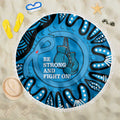 Australia Diabetes Awareness Month Beach Blanket Be Strong And Fight On Aboriginal Art