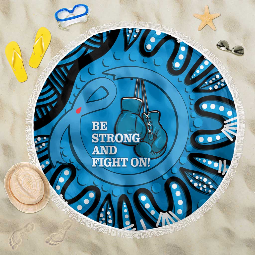 Australia Diabetes Awareness Month Beach Blanket Be Strong And Fight On Aboriginal Art