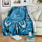 Australia Diabetes Awareness Month Blanket Be Strong And Fight On Aboriginal Art
