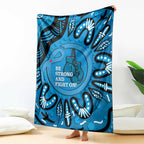 Australia Diabetes Awareness Month Blanket Be Strong And Fight On Aboriginal Art