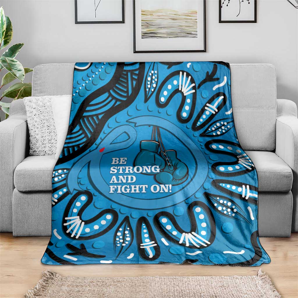 Australia Diabetes Awareness Month Blanket Be Strong And Fight On Aboriginal Art
