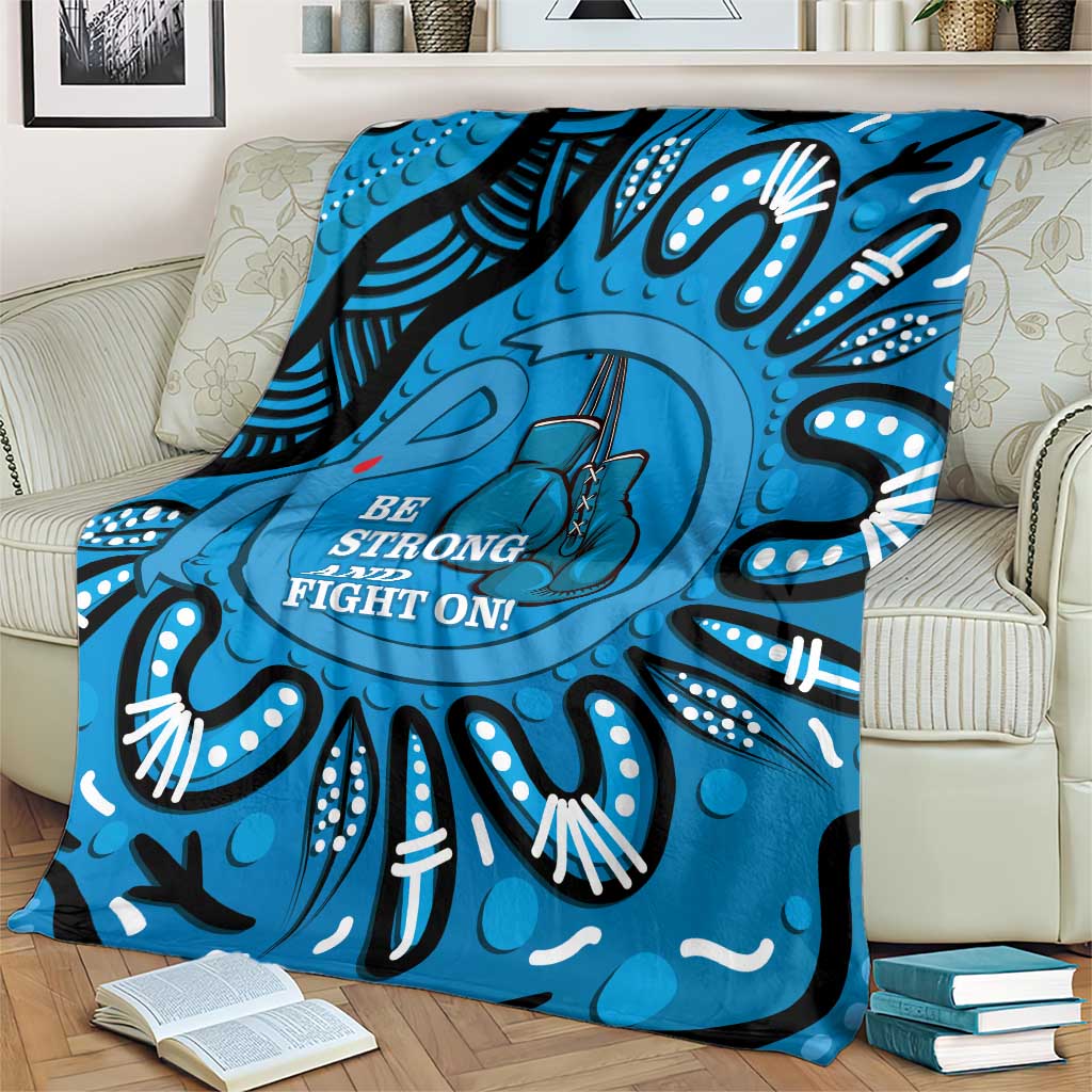 Australia Diabetes Awareness Month Blanket Be Strong And Fight On Aboriginal Art