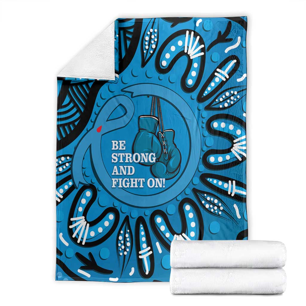 Australia Diabetes Awareness Month Blanket Be Strong And Fight On Aboriginal Art
