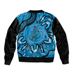 Australia Diabetes Awareness Month Bomber Jacket Be Strong And Fight On Aboriginal Art