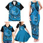 Australia Diabetes Awareness Month Family Matching Tank Maxi Dress and Hawaiian Shirt Be Strong And Fight On Aboriginal Art