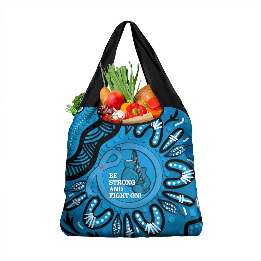 Australia Diabetes Awareness Month Grocery Bag Be Strong And Fight On Aboriginal Art