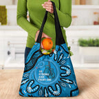 Australia Diabetes Awareness Month Grocery Bag Be Strong And Fight On Aboriginal Art