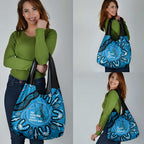 Australia Diabetes Awareness Month Grocery Bag Be Strong And Fight On Aboriginal Art