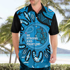 Australia Diabetes Awareness Month Hawaiian Shirt Be Strong And Fight On Aboriginal Art