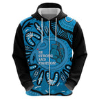 Australia Diabetes Awareness Month Hoodie Be Strong And Fight On Aboriginal Art