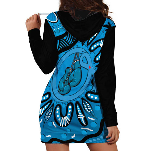 Australia Diabetes Awareness Month Hoodie Dress Be Strong And Fight On Aboriginal Art
