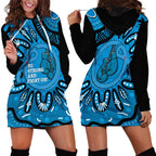 Australia Diabetes Awareness Month Hoodie Dress Be Strong And Fight On Aboriginal Art