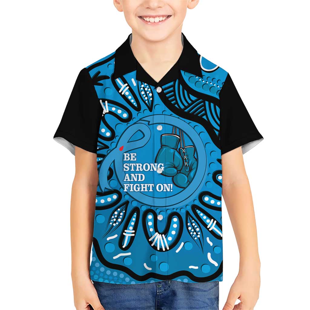 Australia Diabetes Awareness Month Kid Hawaiian Shirt Be Strong And Fight On Aboriginal Art