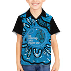 Australia Diabetes Awareness Month Kid Hawaiian Shirt Be Strong And Fight On Aboriginal Art