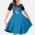Australia Diabetes Awareness Month Kid Short Sleeve Dress Be Strong And Fight On Aboriginal Art