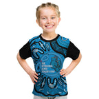 Australia Diabetes Awareness Month Kid T Shirt Be Strong And Fight On Aboriginal Art