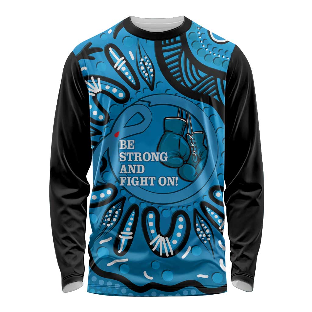 Australia Diabetes Awareness Month Long Sleeve Shirt Be Strong And Fight On Aboriginal Art