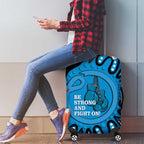 Australia Diabetes Awareness Month Luggage Cover Be Strong And Fight On Aboriginal Art