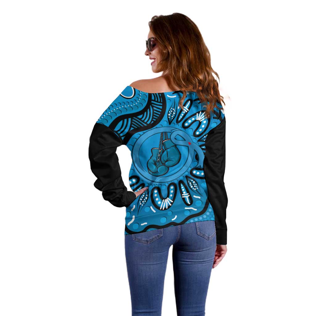 Australia Diabetes Awareness Month Off Shoulder Sweater Be Strong And Fight On Aboriginal Art