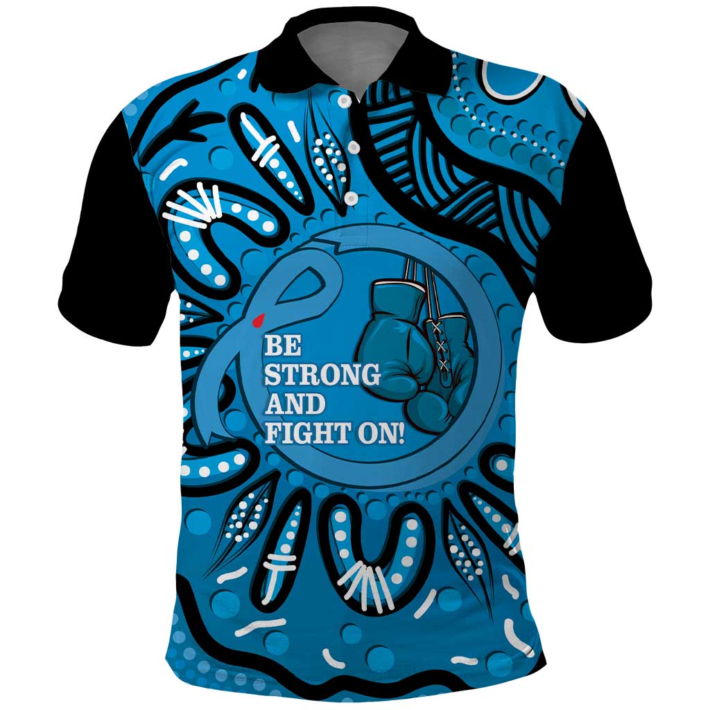 Australia Diabetes Awareness Month Polo Shirt Be Strong And Fight On Aboriginal Art