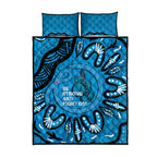 Australia Diabetes Awareness Month Quilt Bed Set Be Strong And Fight On Aboriginal Art