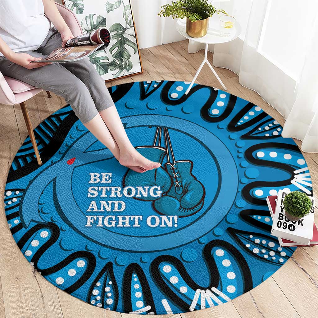 Australia Diabetes Awareness Month Round Carpet Be Strong And Fight On Aboriginal Art