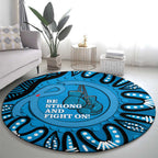 Australia Diabetes Awareness Month Round Carpet Be Strong And Fight On Aboriginal Art