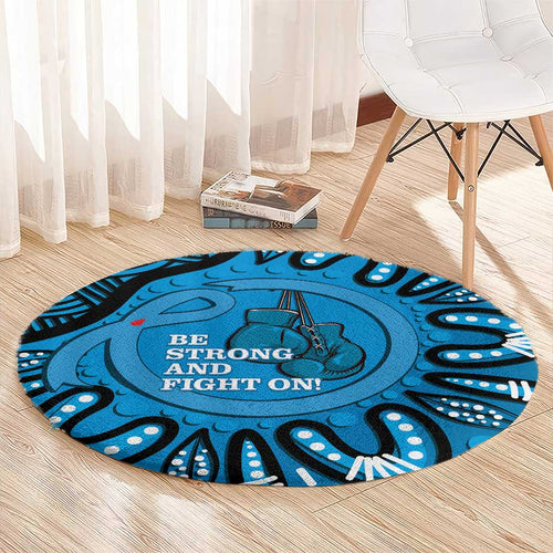 Australia Diabetes Awareness Month Round Carpet Be Strong And Fight On Aboriginal Art