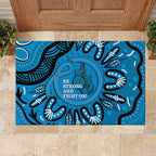 Australia Diabetes Awareness Month Rubber Doormat Be Strong And Fight On Aboriginal Art